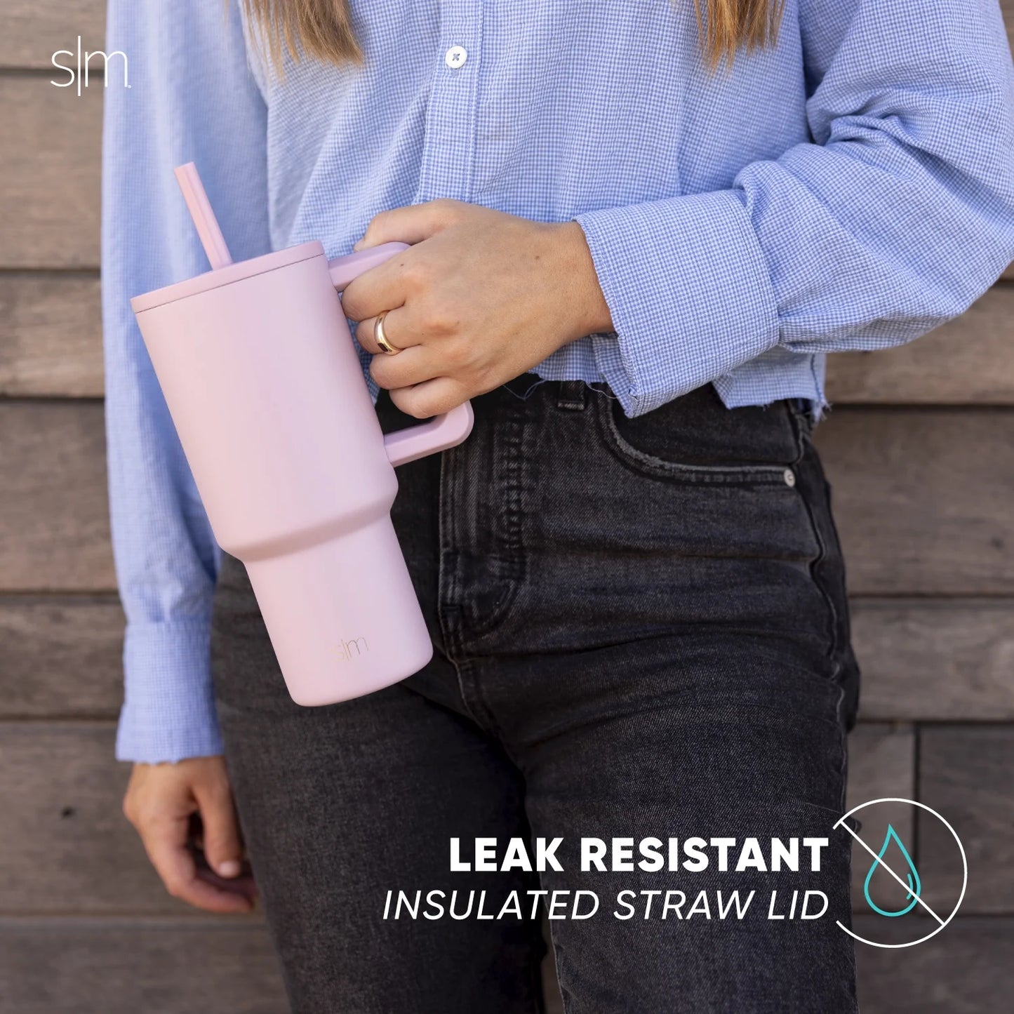 30 Fl Oz Insulated Stainless Steel Trek Tumbler with Straw Lid|Seaglass Sage