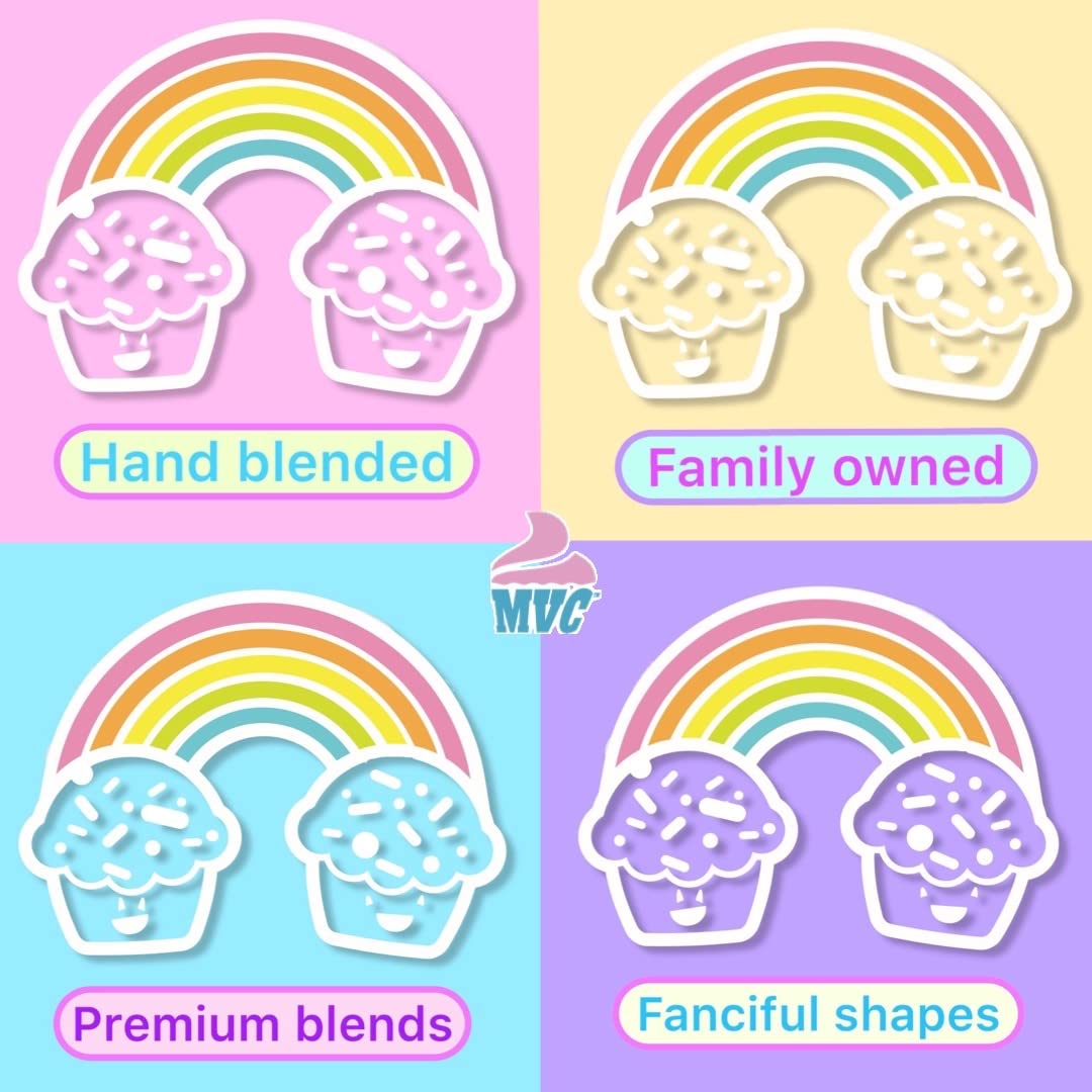 Manvscakes | Sprinkles | 4 oz | Cake sprinkles | Cupcake sprinkles | Baking | Sprinkle mix | Edible sprinkle (Baby blue)