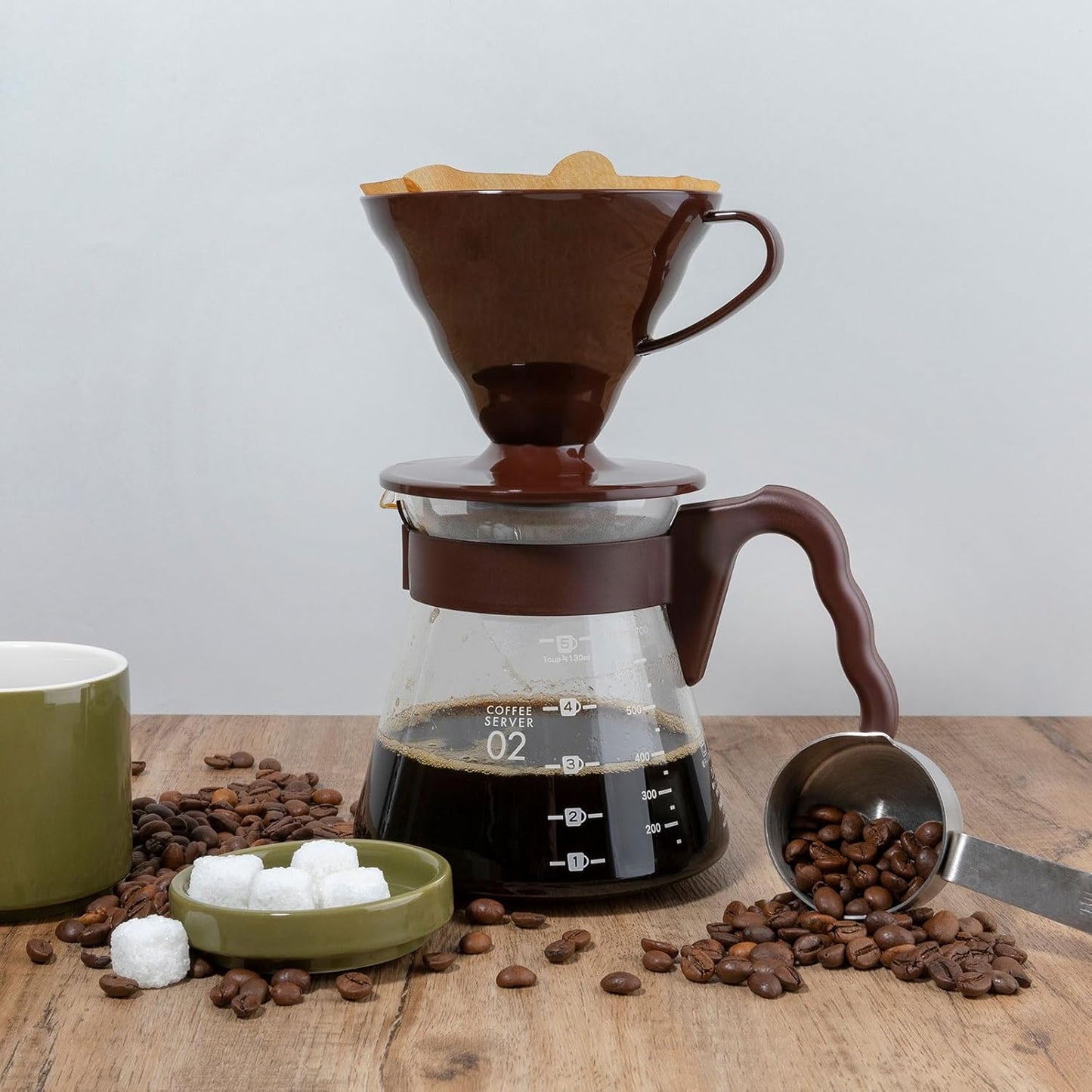 HARFINGTON Coffee Scoop Spoon 2tbsp (6tsp, 30ml) 304 Stainless Steel Long Handle Teaspoon/Tablespoon Measuring Spoons Scoops for Tea Sugar Kitchen, Multicolor