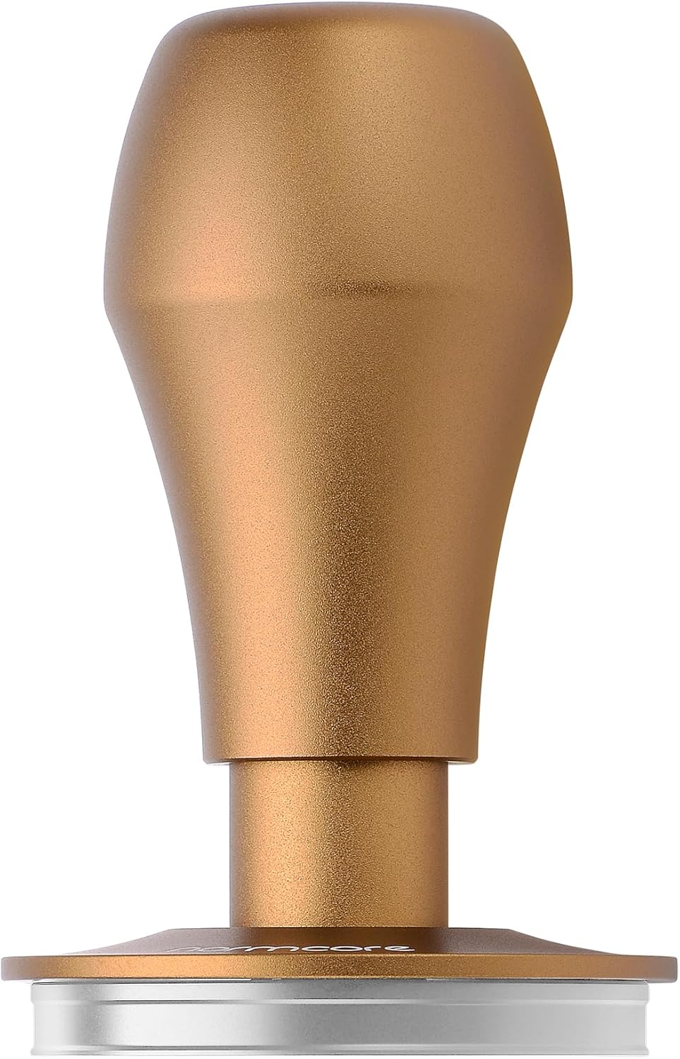 Normcore 51mm Coffee Tamper V4.1 with Click Sound Feedback, Spring Loaded Tamper Fit Delonghi Portafilter, 304 Stainless Steel Flat Base, Anodized Aluminum Handle with Silicone Stand, Bronze