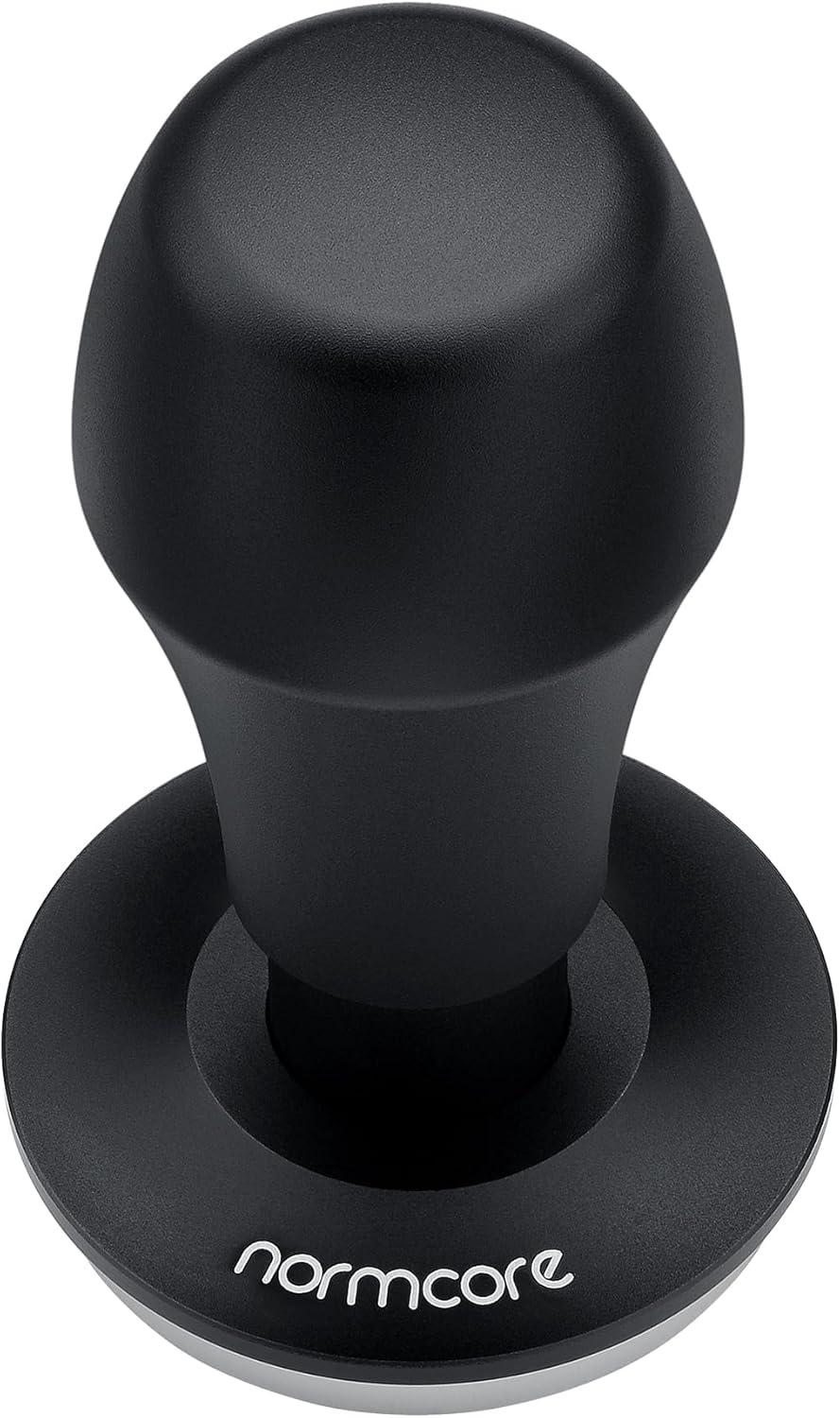 Normcore 49mm Coffee Tamper V4.1 with Click Sound Feedback, Spring Loaded Tamper With Stainless Steel Flat Base, Compatible with 49mm Espresso Machine Portafilter, Black