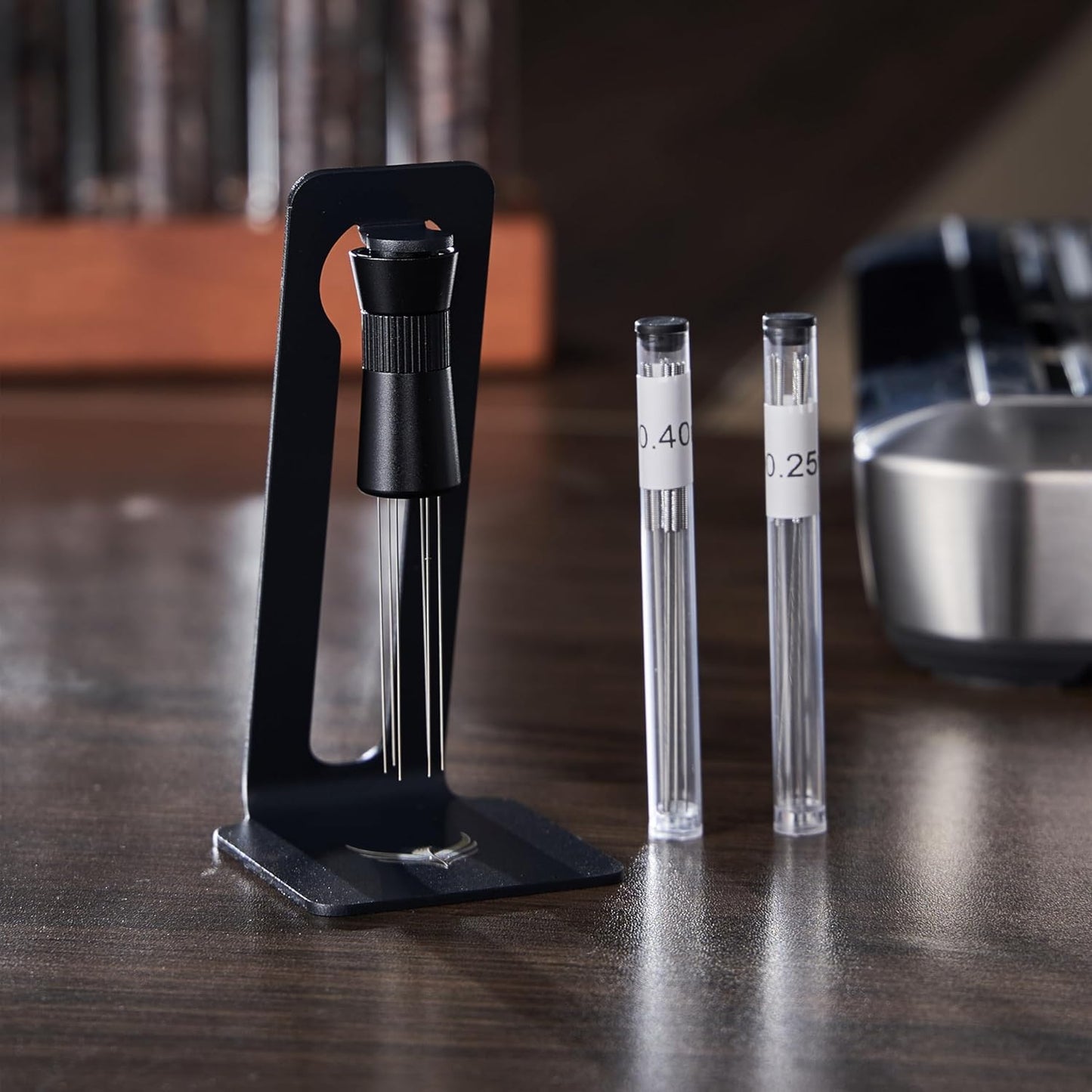58mm Espresso Accessories Kit Includes Coffee Tamper, Distribution Tool, Tamping Box, Puck Screen, Portafilter Funnel for Perfect Espresso Shots