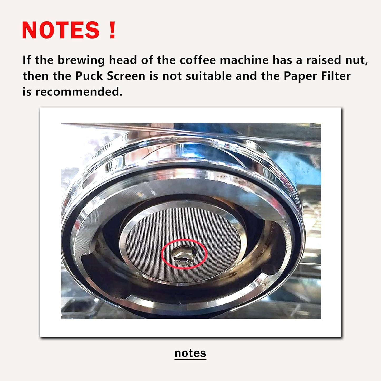 NEOUZA V4 Espresso Puck Screen 0.8mm Thickness Honeycomb Mesh Double Layer Black Protective Coating for Coffee Portafilter Basket (2, Black and Silver, 53mm)