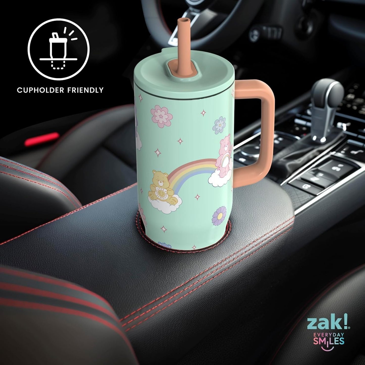 Care Bears Sutton Travel Tumbler for on the Go, 30Oz Stainless Steel with Vac...