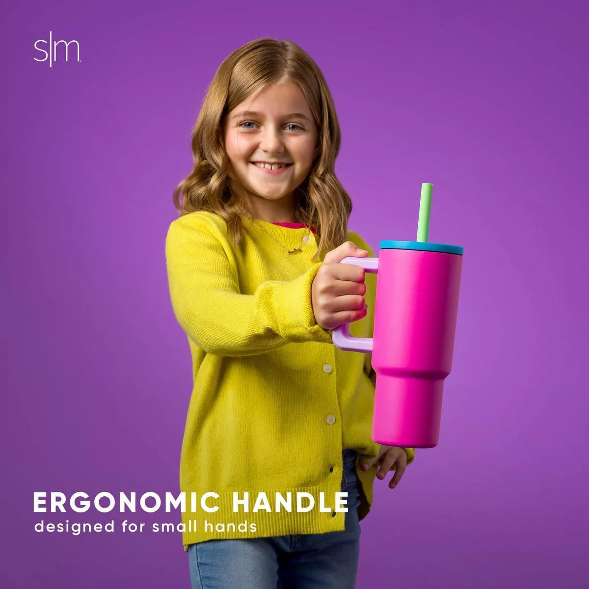 Simple Modern 24Oz Stainless Steel Trek Straw Tumbler