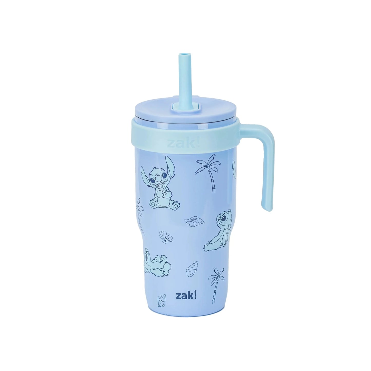 18Oz Squishmallows Kids Straw Handle Gray Tumbler, Stainless Steel Vacuum Insulated Cruiser Tumbler with Silicone Straw Utilizing Leak-Proof Valve, Travel Straw Tumbler with Handle