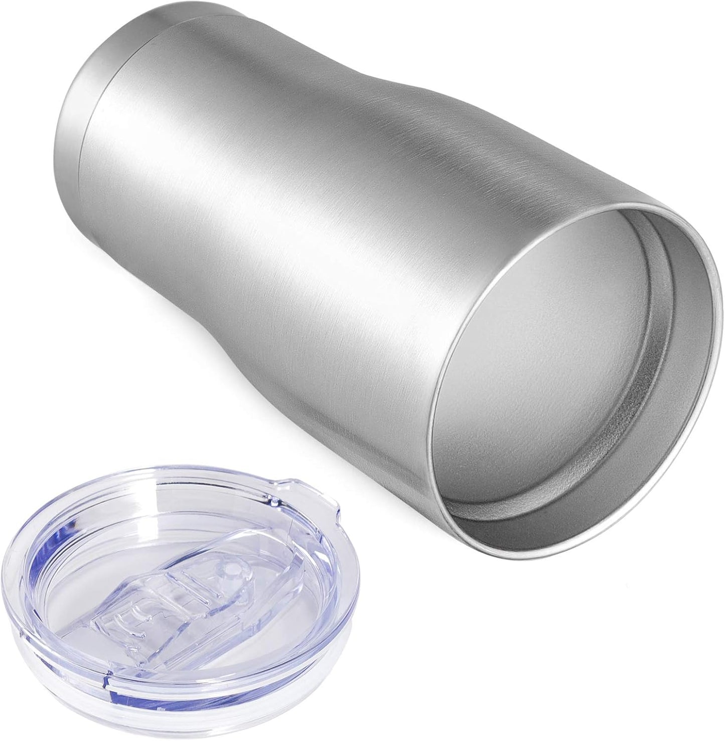 20Oz Tumbler Stainless Steel Tumbler Cup with Lid and Straw Vacuum Insulated Double Wall Travel Coffee Mug(Stainless 6 Pack)