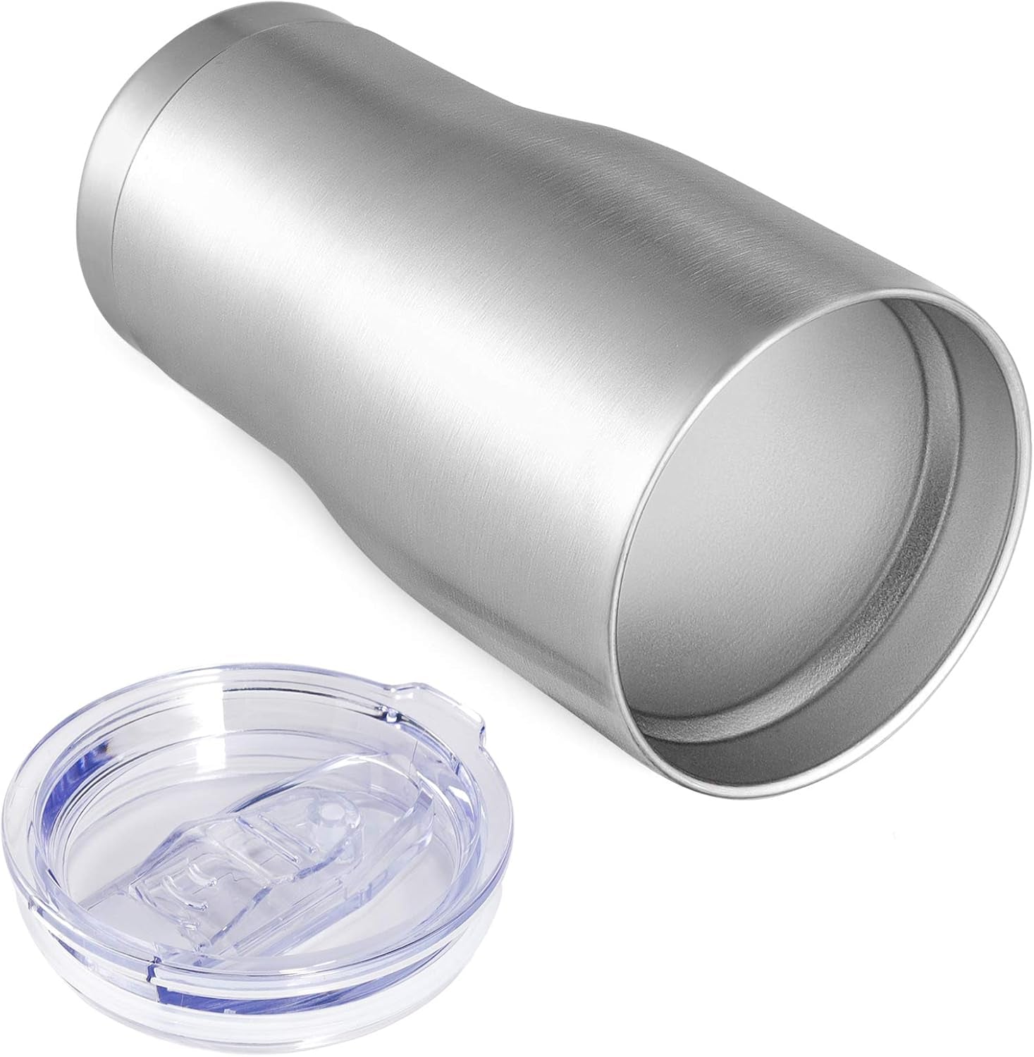 20Oz Tumbler Stainless Steel Tumbler Cup with Lid and Straw Vacuum Insulated Double Wall Travel Coffee Mug(Stainless 6 Pack)