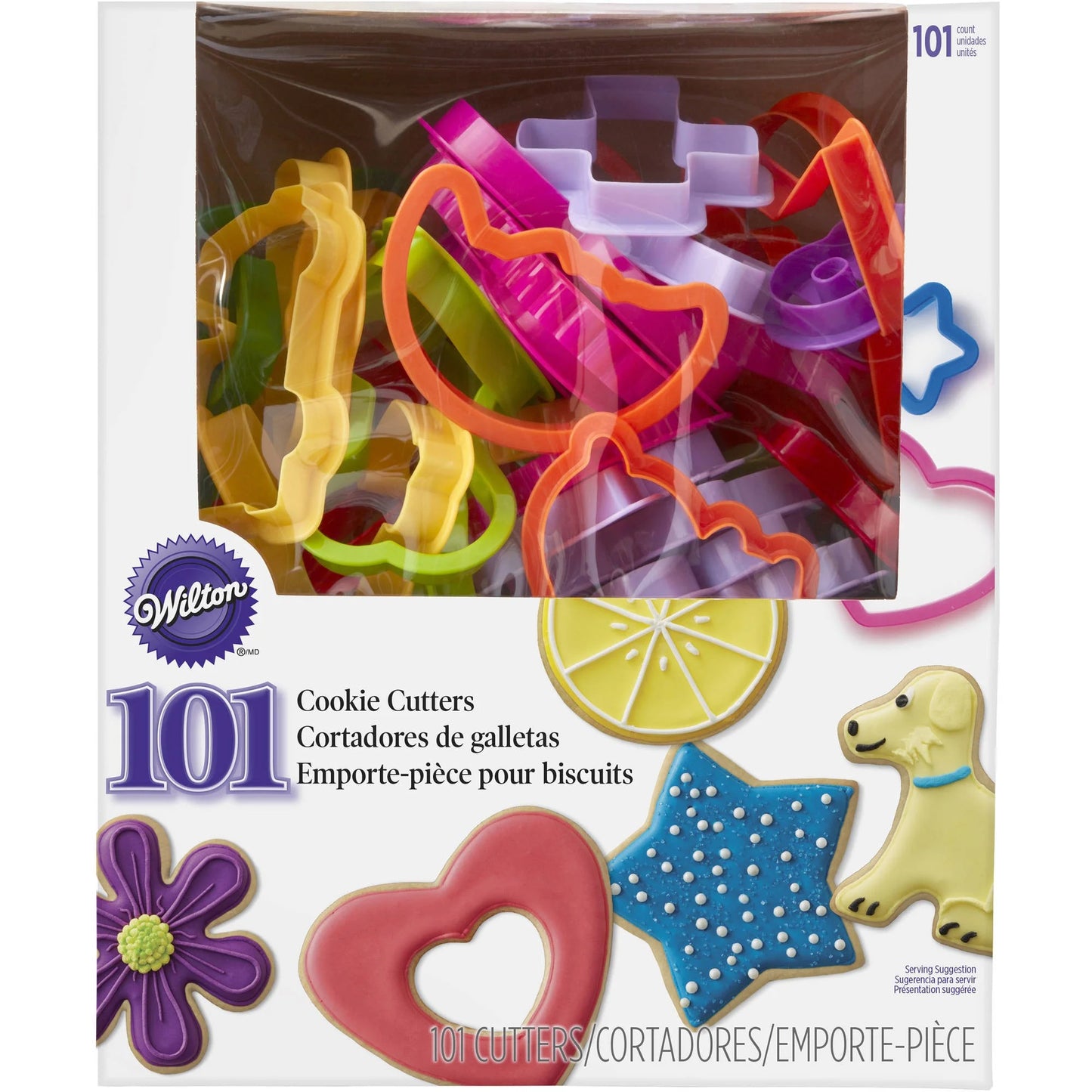 Plastic Cookie Cutter Set, 101-Piece