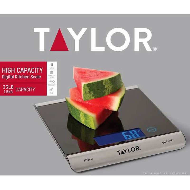 Ultra High 33-Lbs Capacity Digital Kitchen Scale