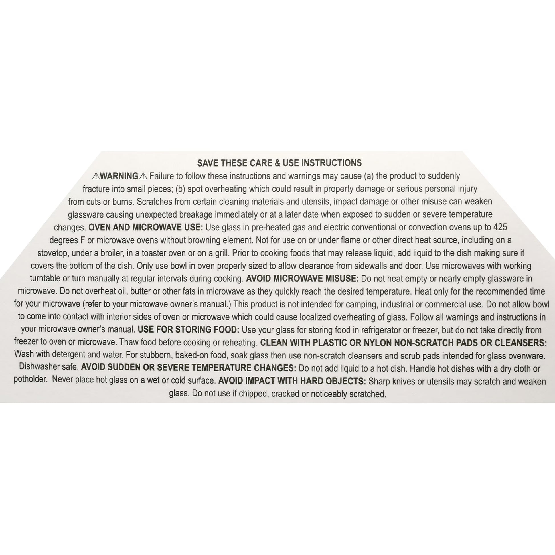 Glass Mixing Bowl, 4 Quart