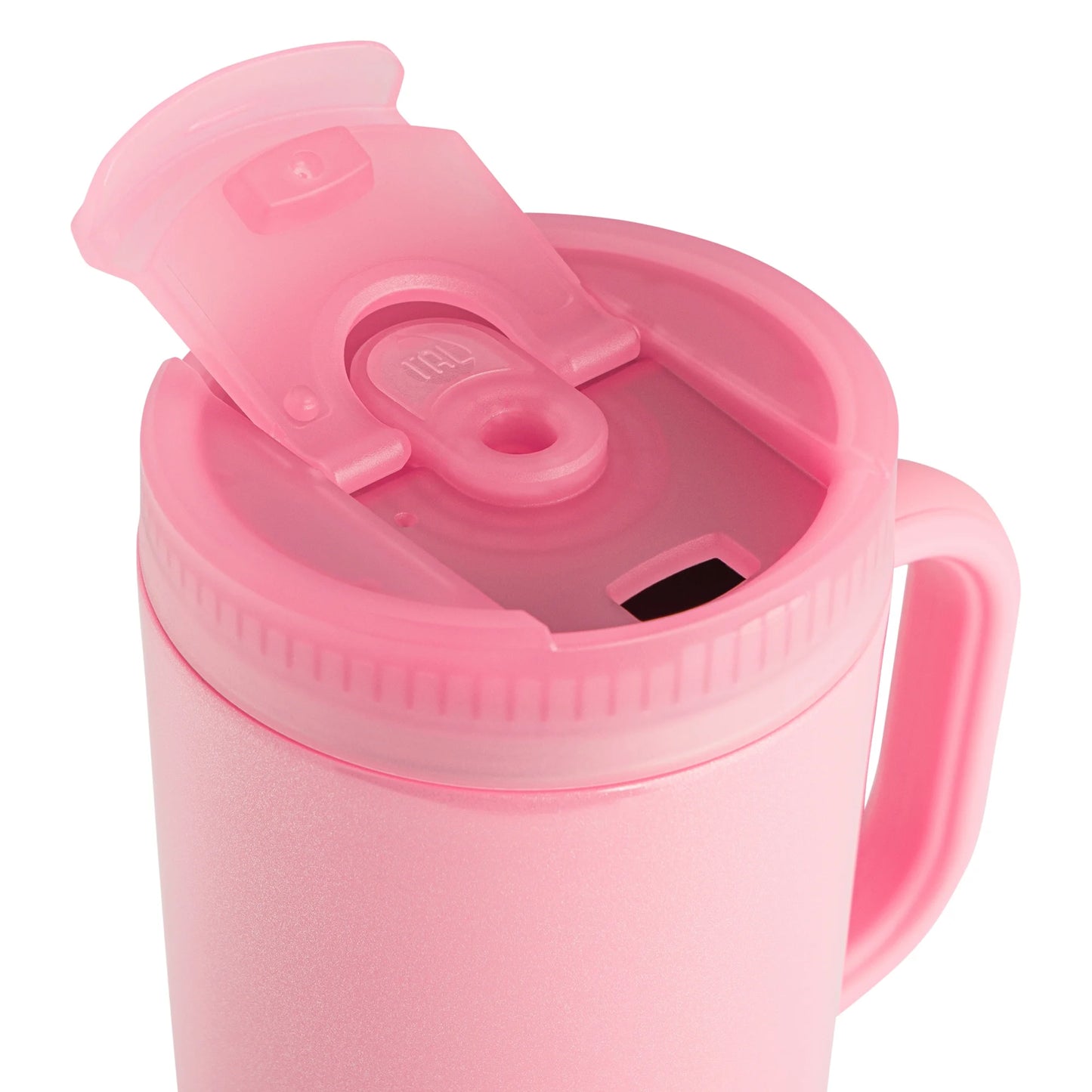 Stainless Steel Hudson Tumbler with Straw 40 Fl Oz, Shimmering Pink