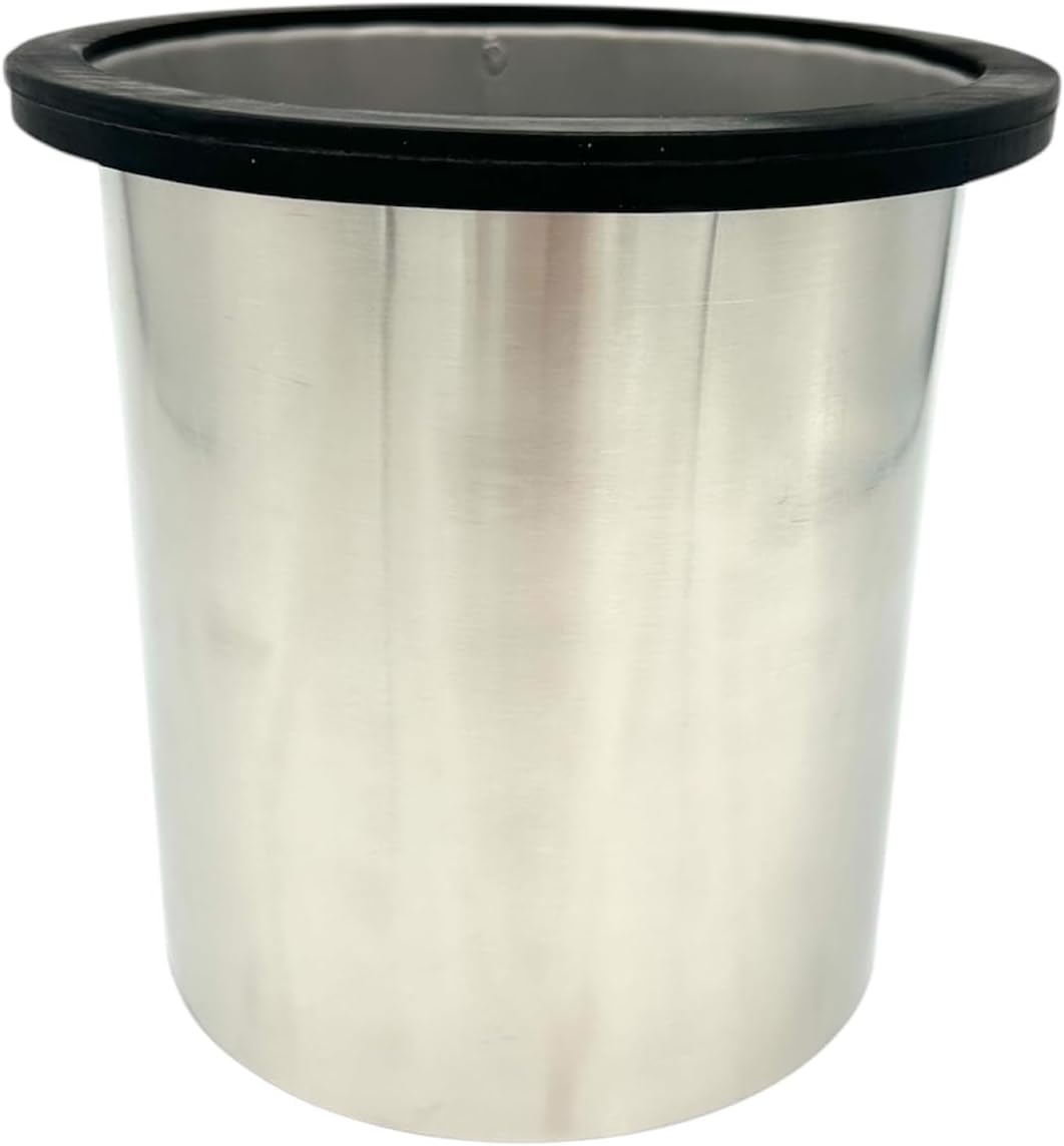 Rattleware Stainless Steel Open Bottom Knock Box Chute (6.5" x 7.5") - Perfect For Home, Cafe, Restaurant, Hotel, Office, or Commercial Establishment - Ideal for Baristas