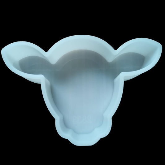 ¡¼300+ Design Optional¡½ Cow Head Shape Freshie Mold, Silicone Epoxy Resin Molds for Car Freshies, Aroma Beads, Soap Mould, Candle Mould, Pendant Mould-Oven Safe
