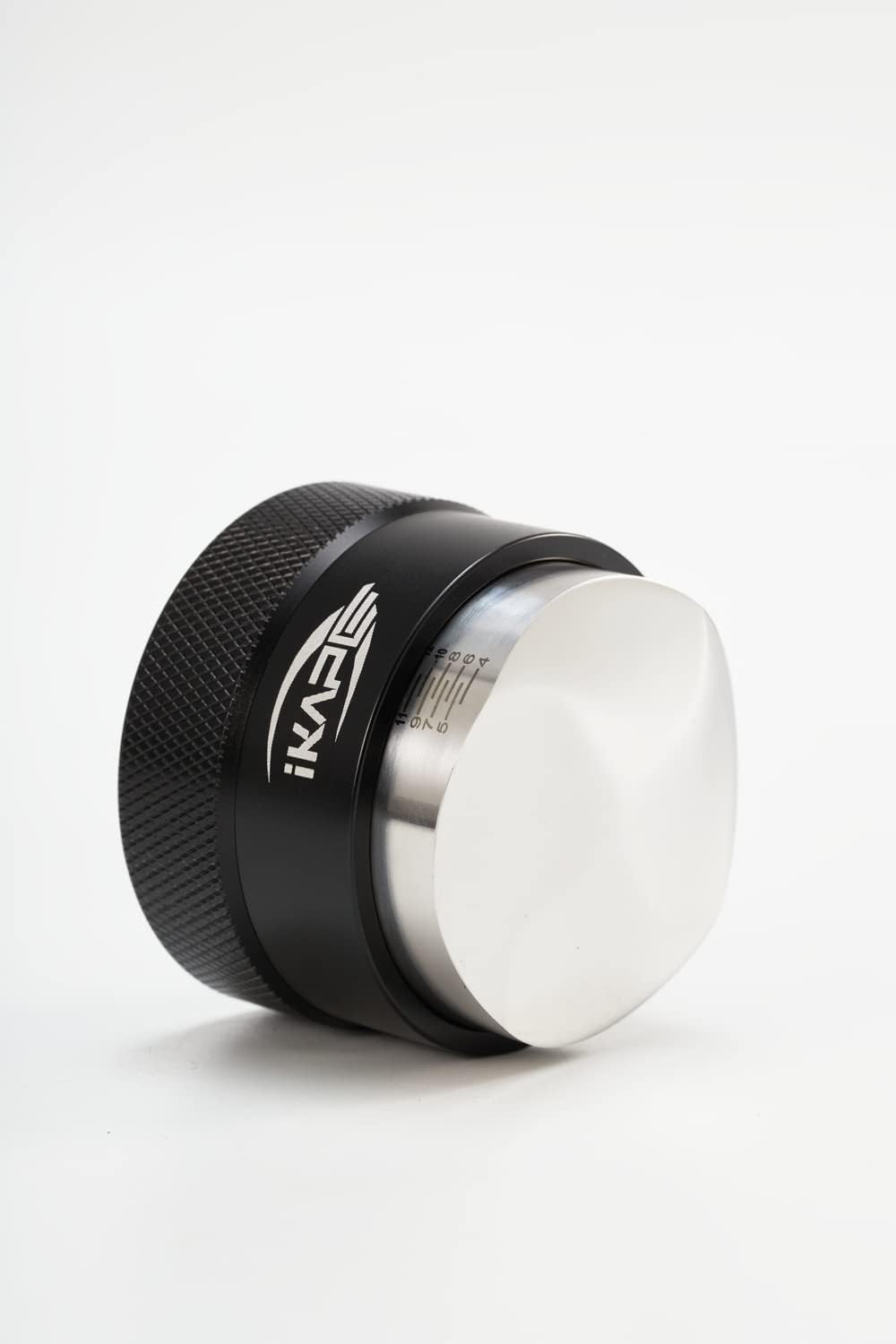 IKAPE Coffee Products, 49mm Coffee Distributor, Gravity Adaptive Espresso Distributor Fits All 49mm Espresso Portafilter(Black)
