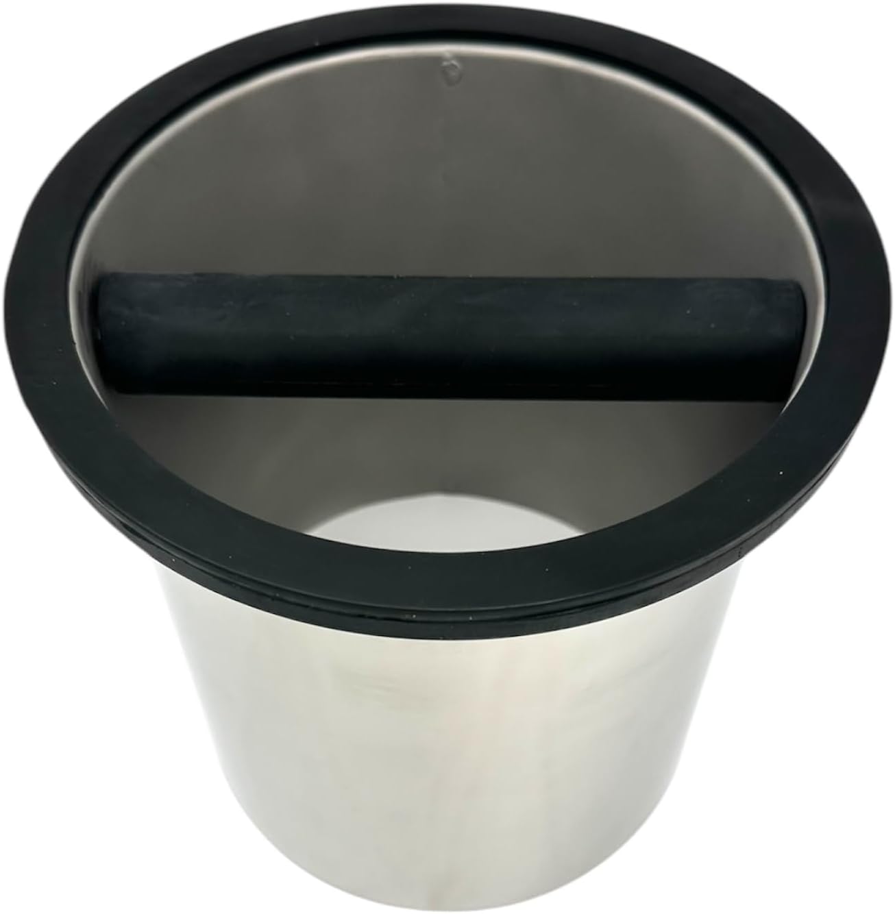 Rattleware Stainless Steel Open Bottom Knock Box Chute (6.5" x 7.5") - Perfect For Home, Cafe, Restaurant, Hotel, Office, or Commercial Establishment - Ideal for Baristas