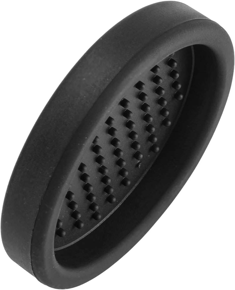 Tamper Mat, Mini Silicone Countertop Espresso Tamping Mat, Cup Mat, Barista Tools, Espresso Accessories, Round, Black
