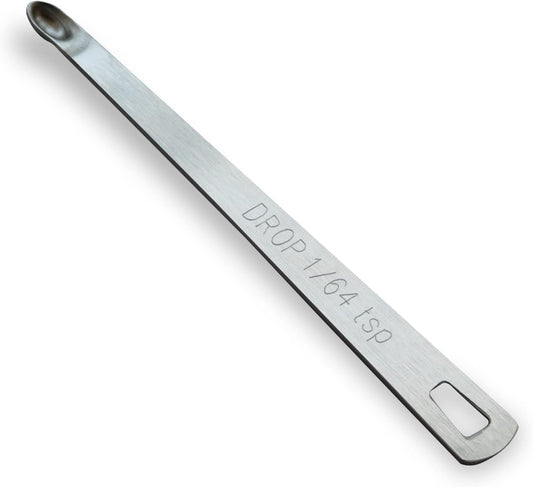 1PCS 1/64 Teaspoon(1/64tsp, 0.08ml, Drop) Single Tiny Measuring Spoon, Small Individual Stainless Steel Measure Spoons Only
