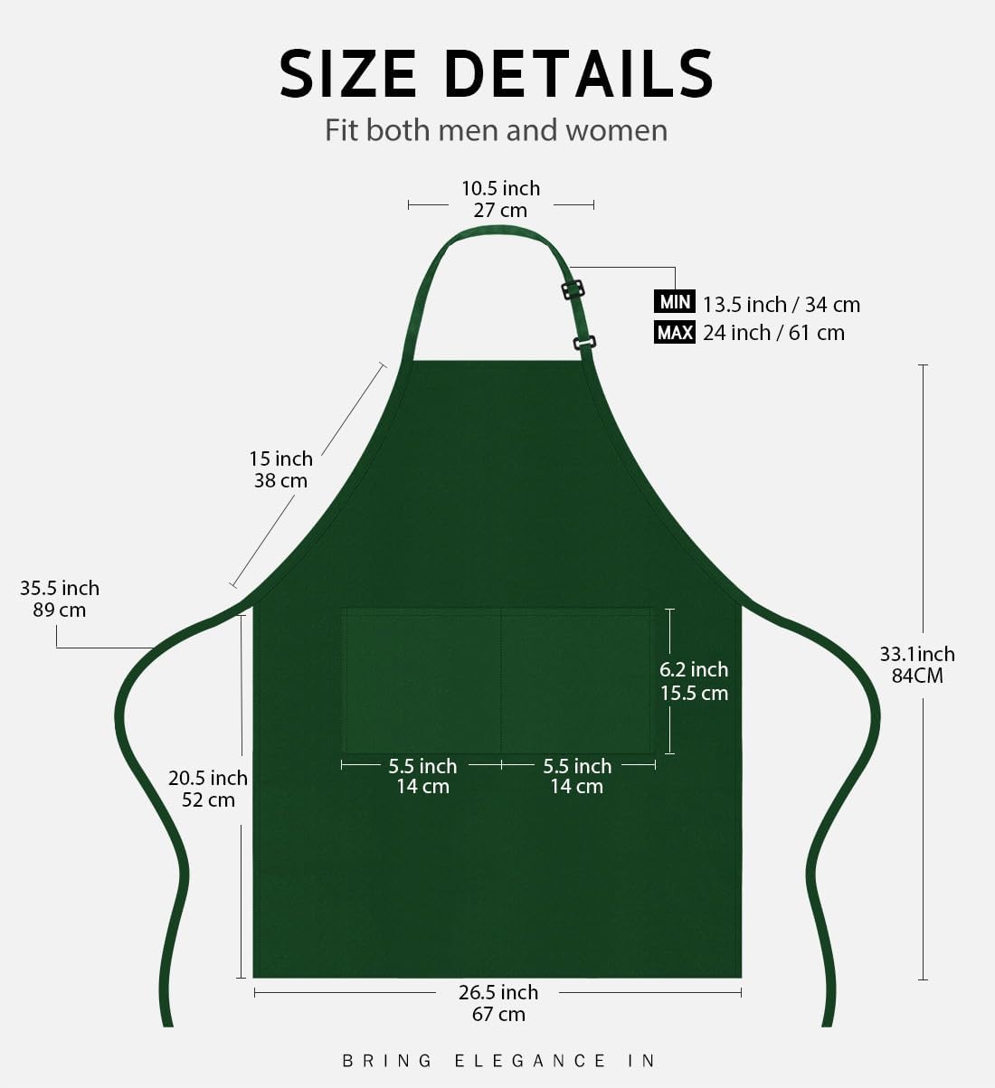 Syntus 12 Pack Bib Apron, Unisex Aprons Adjustable Waterdrop Resistant with 2 Pockets Cooking Kitchen Apron for Chef, BBQ Drawing Apron Bulk, Multi-Color