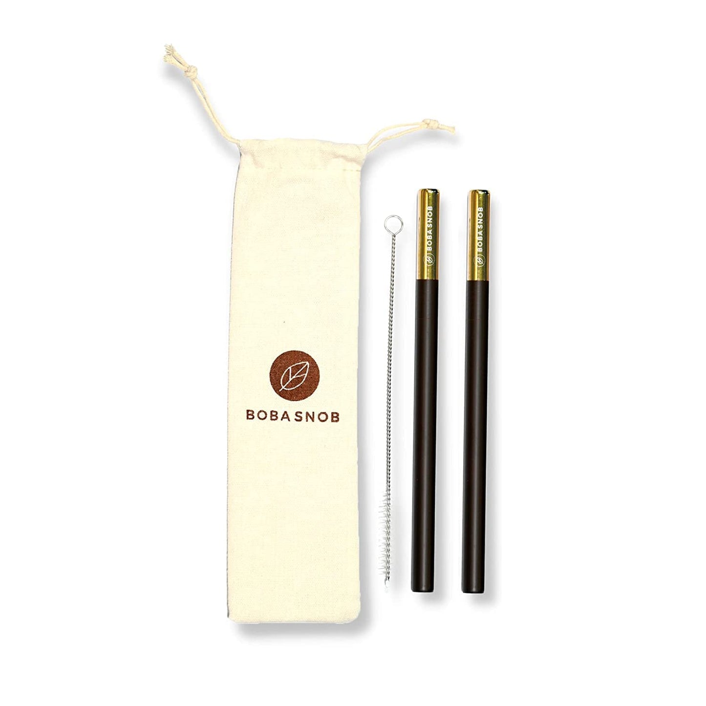 Boba Snob Boba Tea Making Kit, Bubble Tea Kit with Boba Gift Set, Boba Tea Maker Kit with Premium Loose Leaf Teas, Tumbler, Two Stainless Steel Boba Straws, Teaspoon, and Tapioca Boba Pearls (Medium)