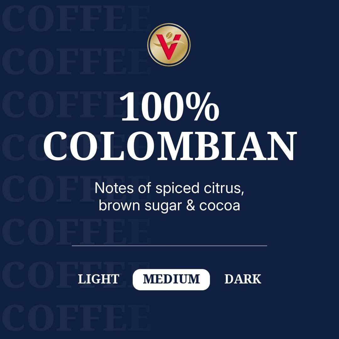 Victor Allen's Coffee 100% Colombian, Medium Roast, 80 Count, Single Serve Coffee Pods for Keurig K-Cup Brewers
