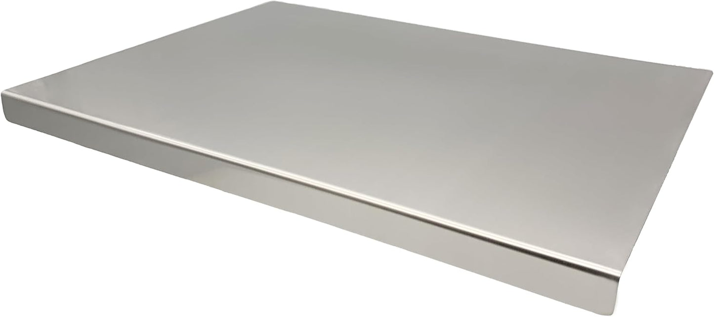 Stainless Steel Cutting Boards for Kitchen,Baking Board,Pastry Board,kneading Panel - Suitable for Cutting Vegetables, Fruits, Meat,bread - Easy To Clean and Store (60x40cm/23.6x15.7in)