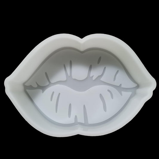 Pretty Lip Shape Car Freshie Molds, Lip Silicone Pendant Epoxy Resin Molds - for Aroma Beads - Candle Soap Clay Mold - DIY Handmade Freshies Mould Oven Safe¡¼Large Size¡½
