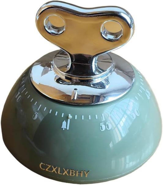 Kitchen Timers for Cooking, 100% Mechanical Cooking Timer£¬No Batteries Required£¬Magnetic Back.(Green)
