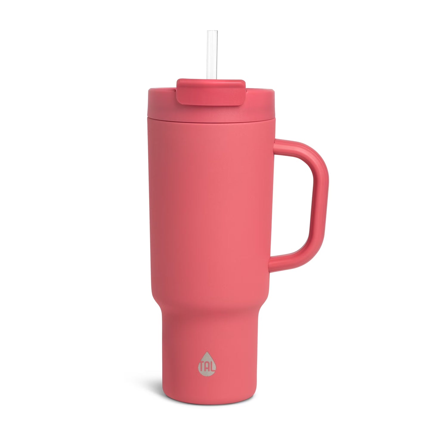 Stainless Steel Hudson Tumbler with Straw 40 Fl Oz, Pink