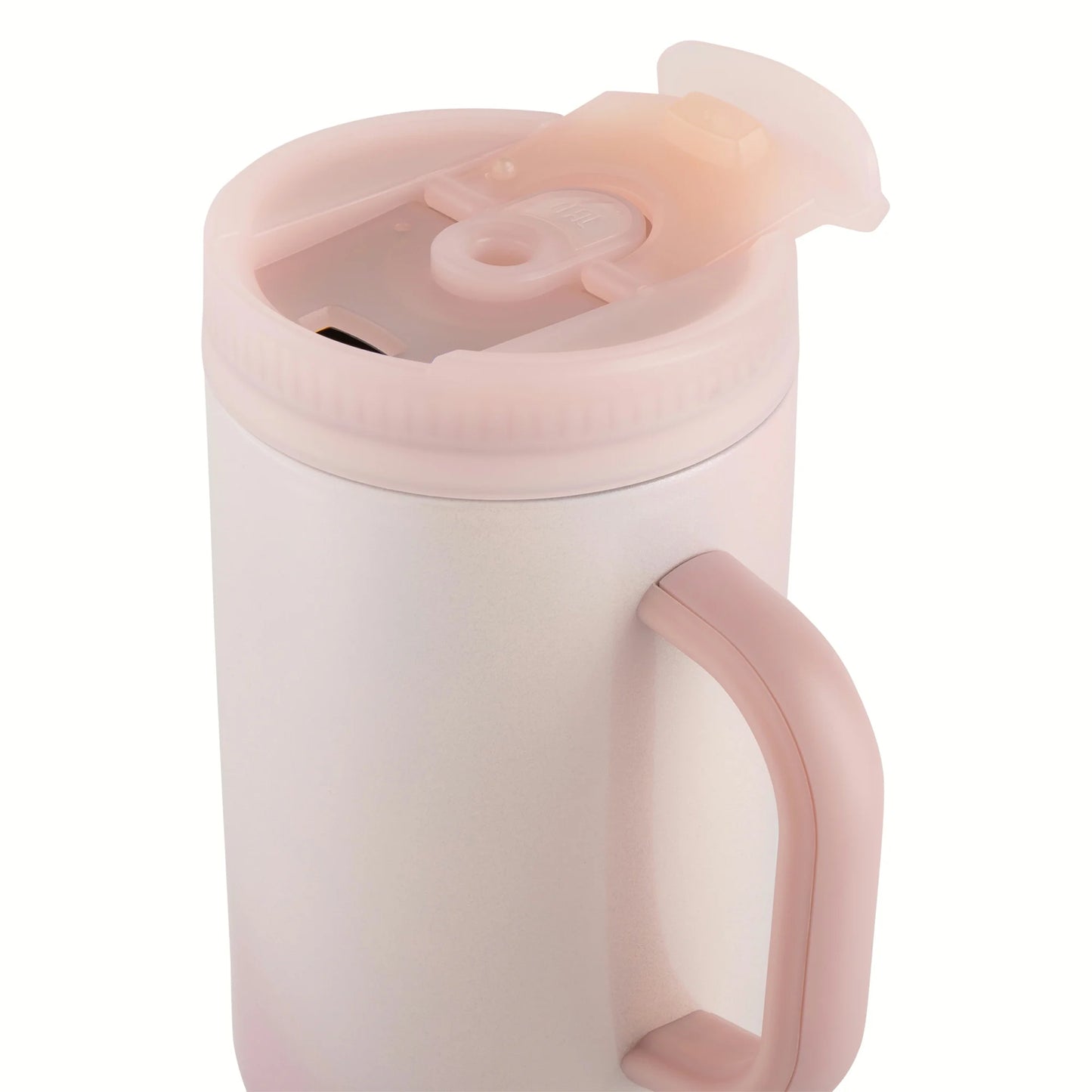 Stainless Steel Hudson Tumbler with Straw 40 Fl Oz, Pink Iridescent Shimmer