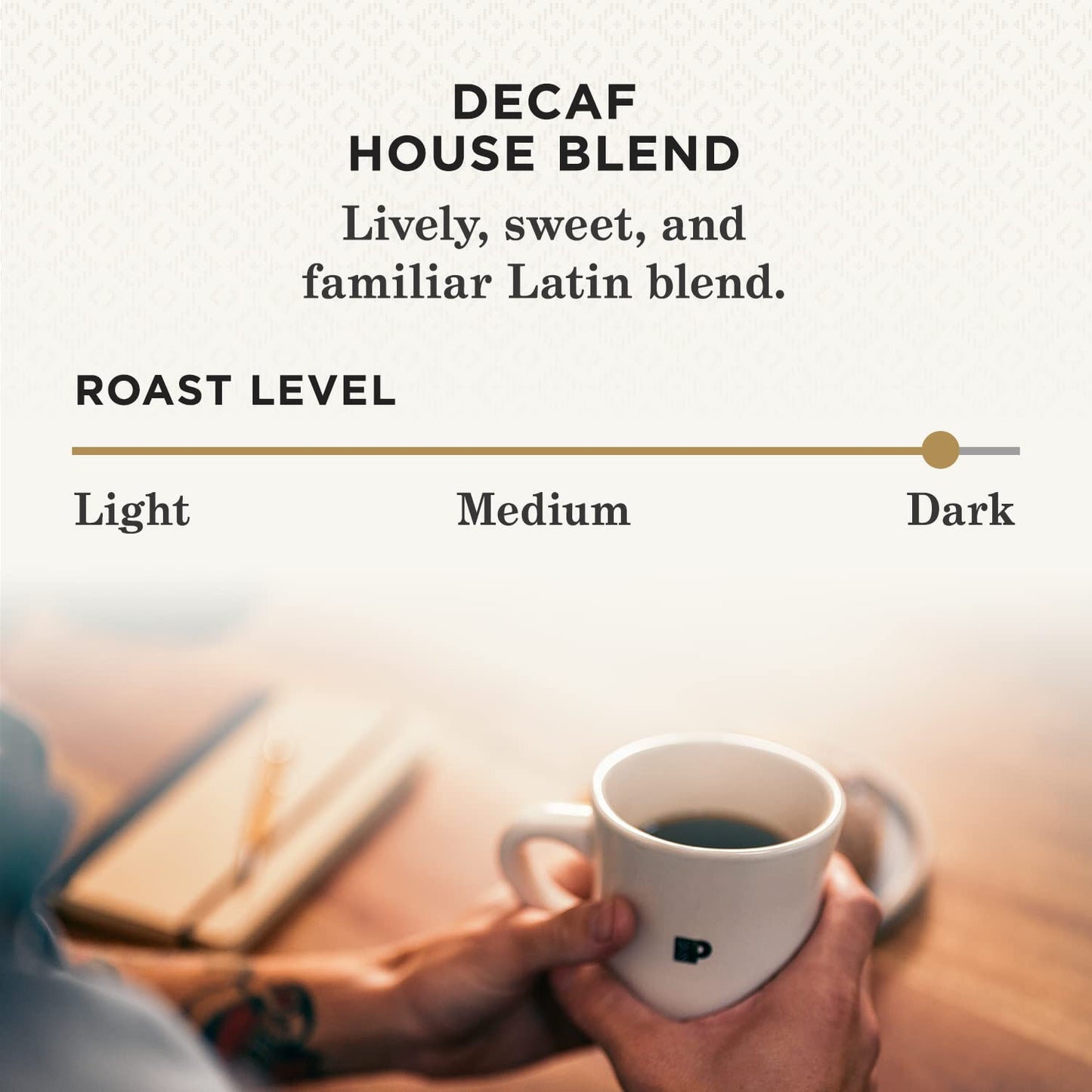 Peet's Coffee, Dark Roast Decaf Keurig K-Cup Pods - Decaf House Blend 88 Count (4 Boxes of 22 K-Cup Pods)