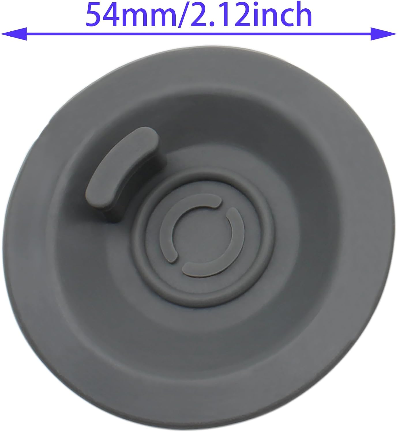 2PCS Espresso Backflush Disc 54mm Silicone Coffee Machine Accessories Grey Espresso Machine Cleaning Kit for Espresso Machine