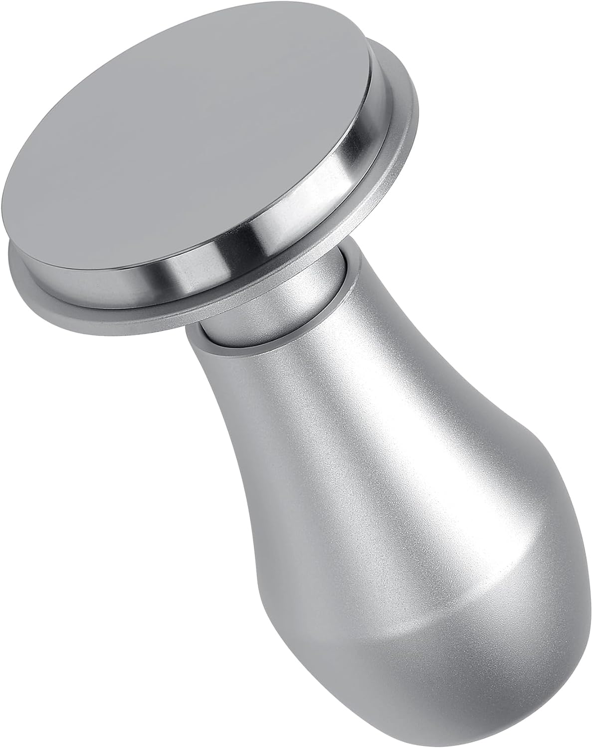 Normcore 53.3mm Coffee Tamper V4.1 with Click Sound Feedback, Spring Loaded Tamper With Stainless Steel Flat Base, Compatible with 54mm Breville Sage Espresso Machine Portafilter, Silver