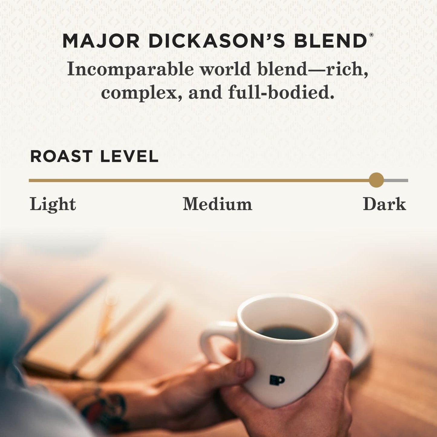 Peet's Coffee, Dark Roast Keurig K-Cup Pods - Major Dickason's Blend 88 Count (4 Boxes of 22 K-Cup Pods)