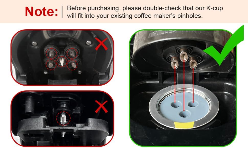 Stainless Steel Reusable K Cups Compatible with Ninja Coffee Maker,Upgrade2 Pack K Cups Reusable Coffee Pods,Permanent Coffee Filters Fit Ninja CFP201 CFP300 CFP301 CFP305 CFP307 CFP400 (2Pack)