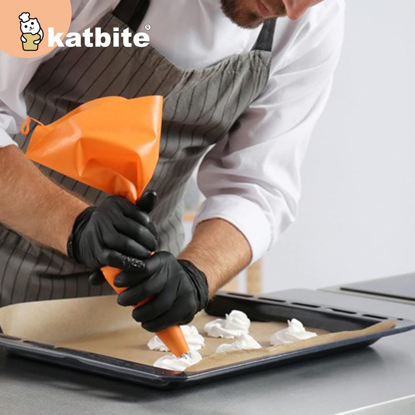 Katbite 200Pcs 18x26 inches Parchment Paper Sheets, Heavy Duty Unbleached Baking Paper, Pre-cut and Oil Proof Perfect for Steaming Cooking Bread Cake & Wrapping Foods