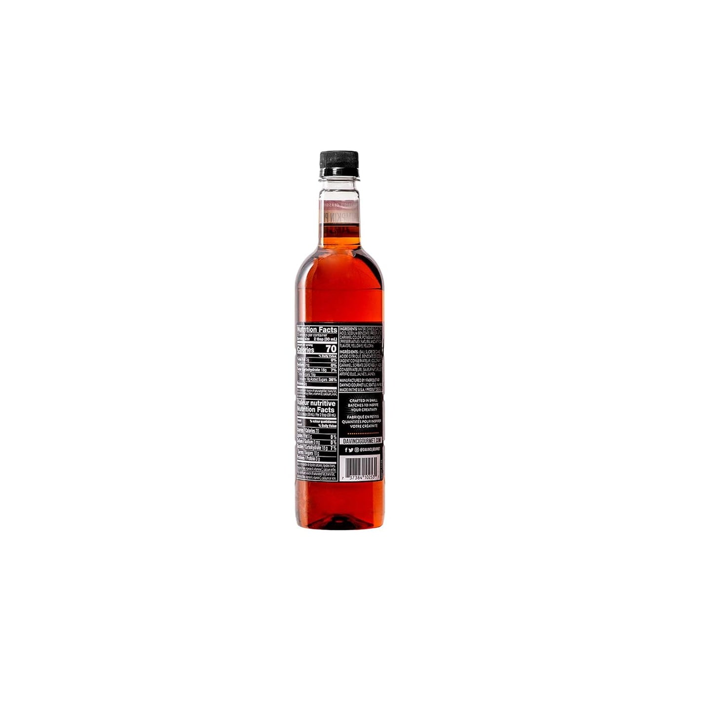 DaVinci Gourmet Classic Pumpkin Pie Syrup, 25.4 Fluid Ounces (Pack of 1)