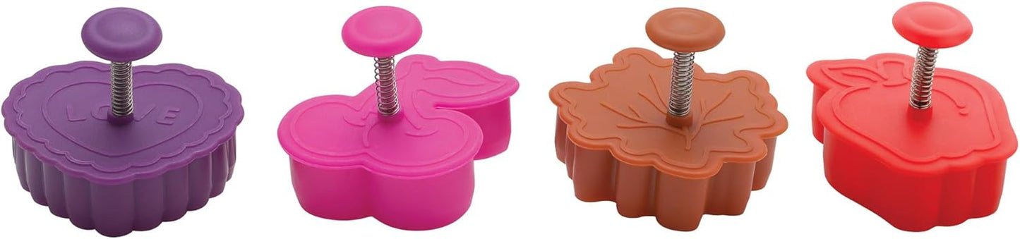 Mrs. Anderson’s Baking Pie Crust Cookie Cutters, BPA Free, Set of 4