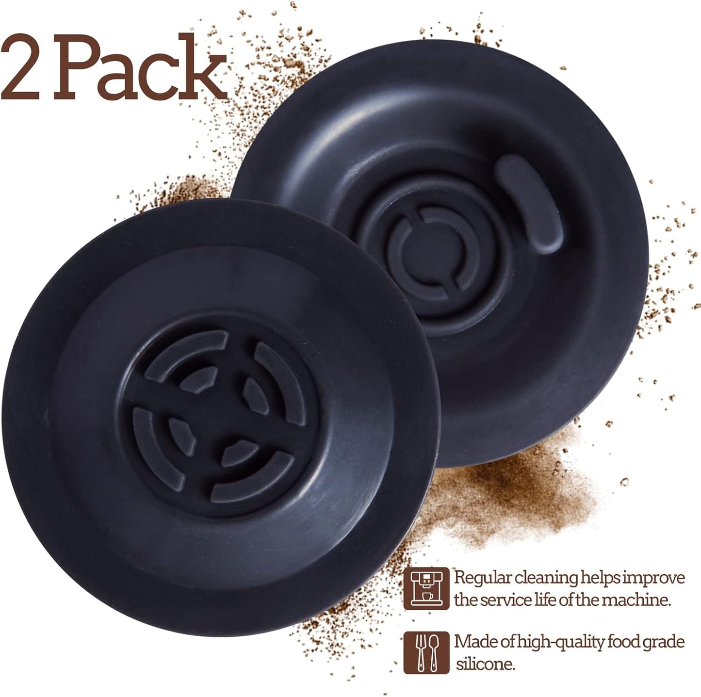 58mm Espresso Backflush Cleaning Disc For Breville Espresso Machines BES980XL/ BES990/ BES900XL/ BES920XL (2 Pack)