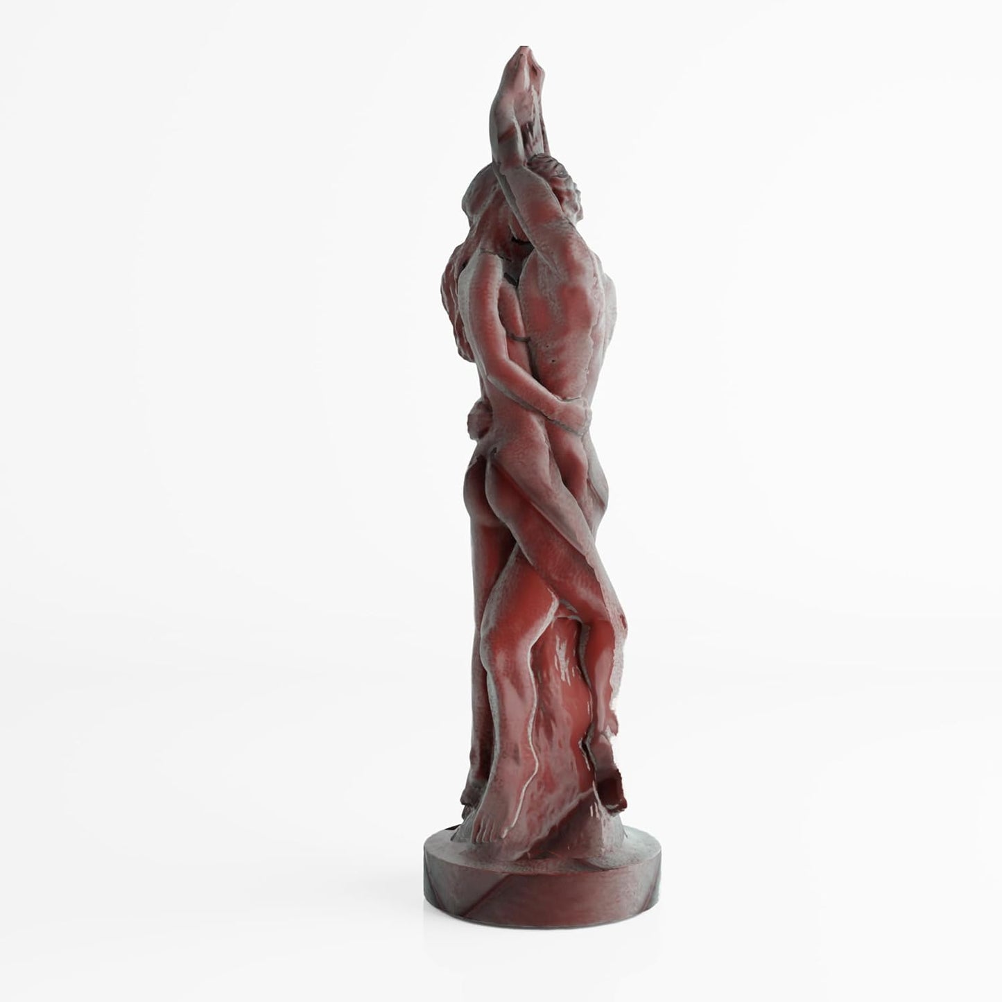 Couple Resin Mold Couple Portrait Silicone Wave Spiral Candle Mold - Silicone Resin Casting Molds for Candle & Resin & Soap Craft Supplies