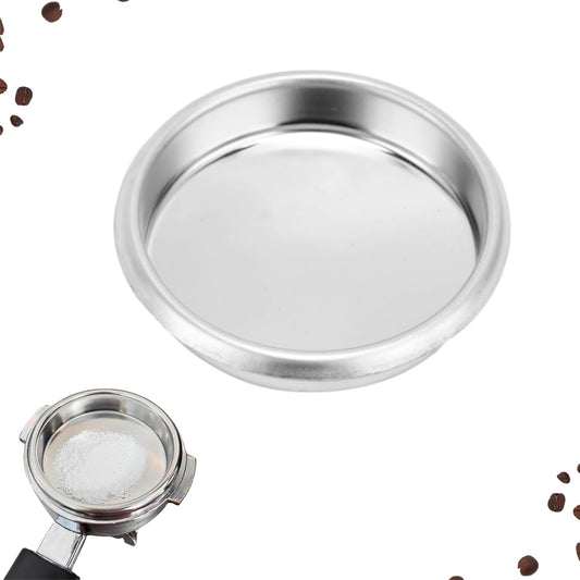 Coffee Machine Accessories, 54mm Backflush Insert Metal Backflush Insert Coffee Machine Stainless Steel Backflush Insert Metal Blind Filter for Sage8 Series