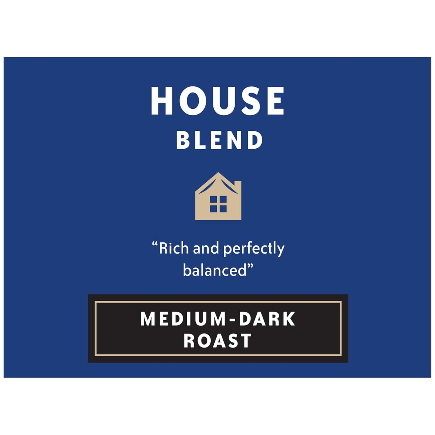Community Coffee House Blend 24 Count Coffee Pods, Medium Dark Roast, Compatible with Keurig 2.0 K-Cup Brewers, 24 Count (Pack of 1)