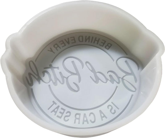 Behind Every Car Freshies Silicone Mold- Air Freshie Mold - Aroma Bead Freshener Mold -Epoxy Resin - Candle Soap Mould¡¼Upgraded Thickened Material¡½- Oven Safe¡¼3.9 inch¡½