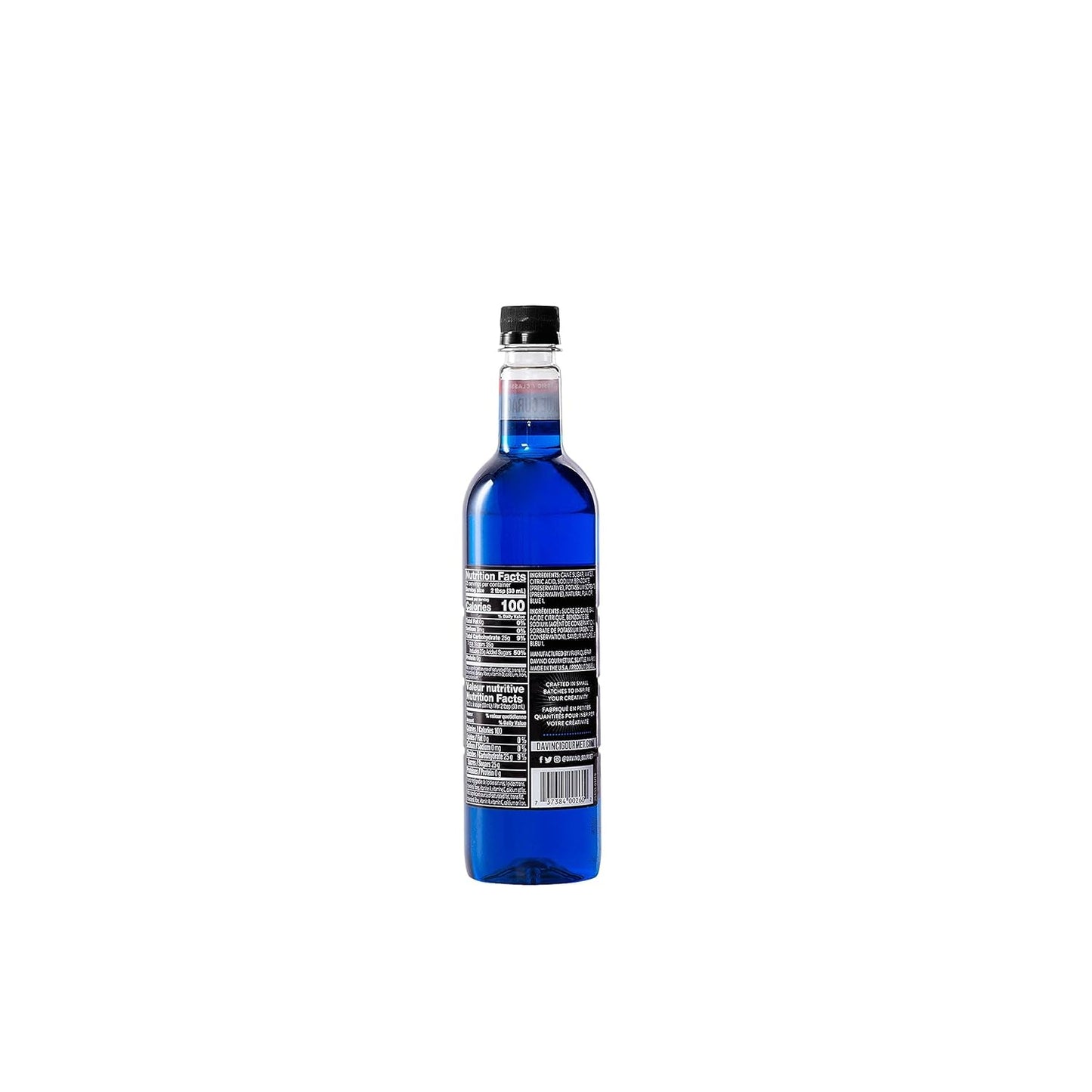 DaVinci Gourmet Classic Blue Curacao Syrup, 25.4 Fluid Ounces (Pack of 4)