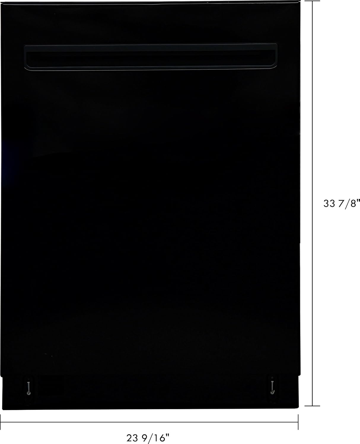 Kenmore 24" Built-in Stainless Steel Tub Dishwasher EasyFlex 3rd, SmartWash, UltraWash, TurboDry, MoreSpace Plus Adjustable Rack, Energy Star Certified, Black