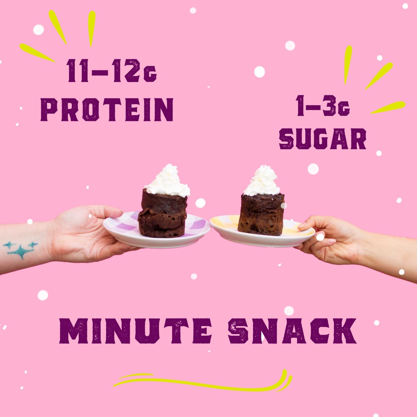 Sweet Logic Keto Dessert Mug Cake Mixes - Apple Cinnamon Muffin - Low Sugar Gluten-Free - Low Carb - Diabetic-Friendly Sweets - Natural Ingredients - High Protein - Delicious Keto Treats (4 Pack)
