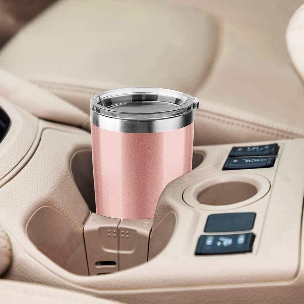 30oz Stainless Steel Travel Mug with Lid, 12 Pack Double Wall Vacuum Insulated Bulk Tumbler, Powder Coated Coffee Cup Suitable for Vehicle Cup Holders (White)