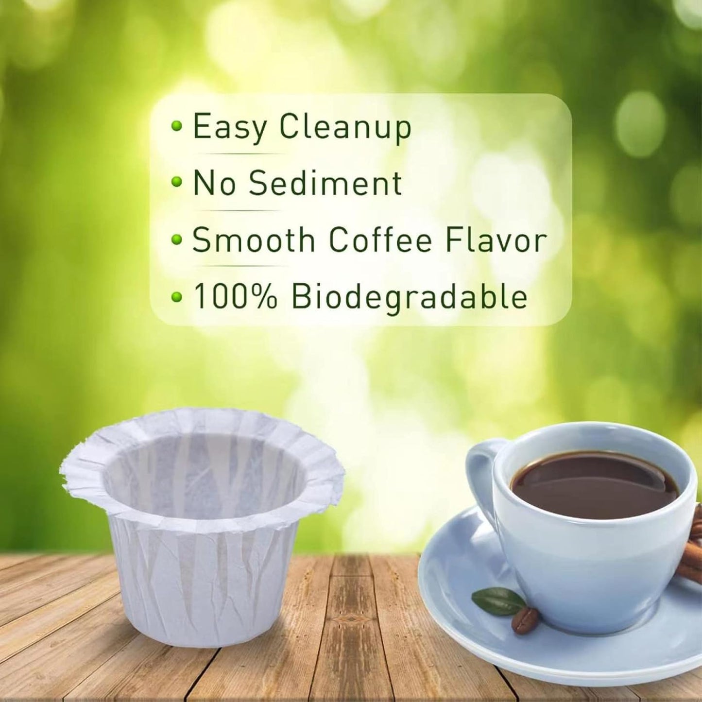 2 Pack Reusable K Cups with 200 Count Disposable Coffee Coffee Paper Filter Compatible with Keurig Single Serve 1.0 and 2.0 Coffee Makers