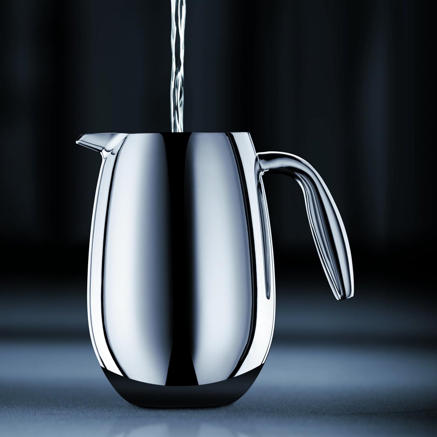 Bodum 51 oz Columbia Thermal French Press Coffee Maker, Insulated Double Wall Stainless Steel, Chrome