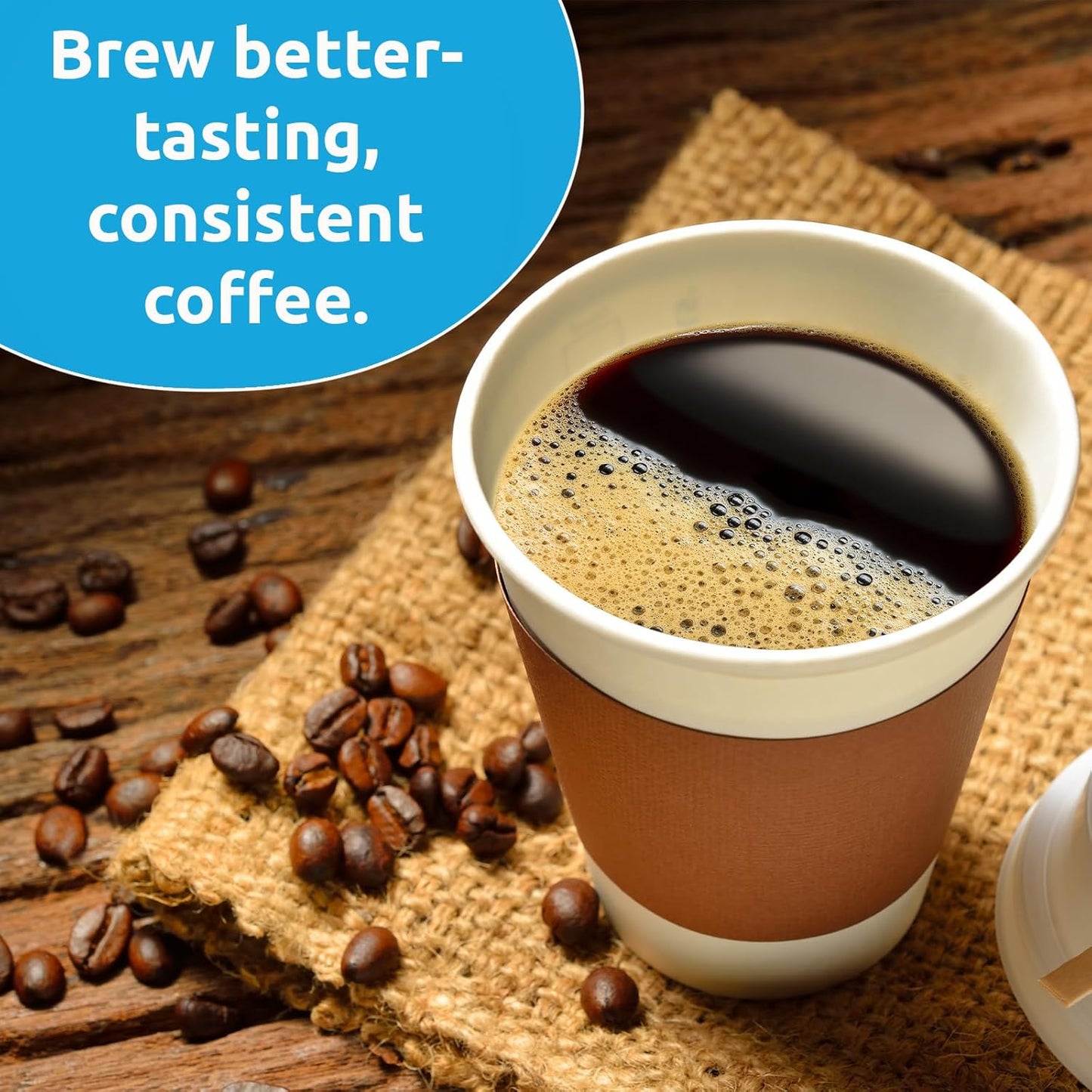 Coffee Equipment Cleaner, All-Purpose Brewing Equipment, Espresso, Coffee Maker Cleaner, Café Clean Removes Oil, Stain Buildup, from Glass, Plastic & Stainless Steel - 1 Oz. (48 Count)